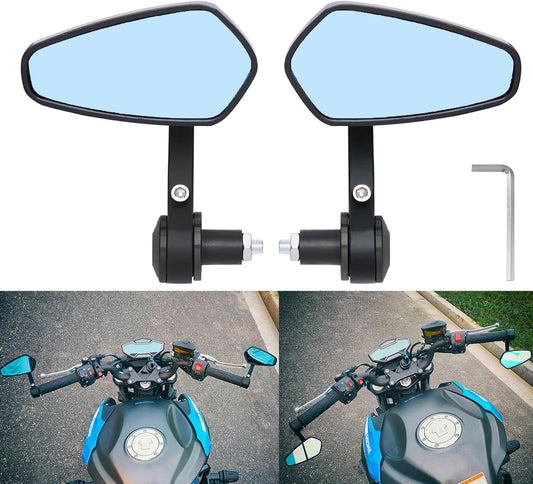 AULESSE - Rétroviseurs Moto - Aluminium CNC - Anti-Éblouissement – €49,99