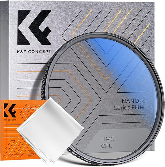 Filtres polarisants K&F Concept 67mm – Slim et Haute Qualité