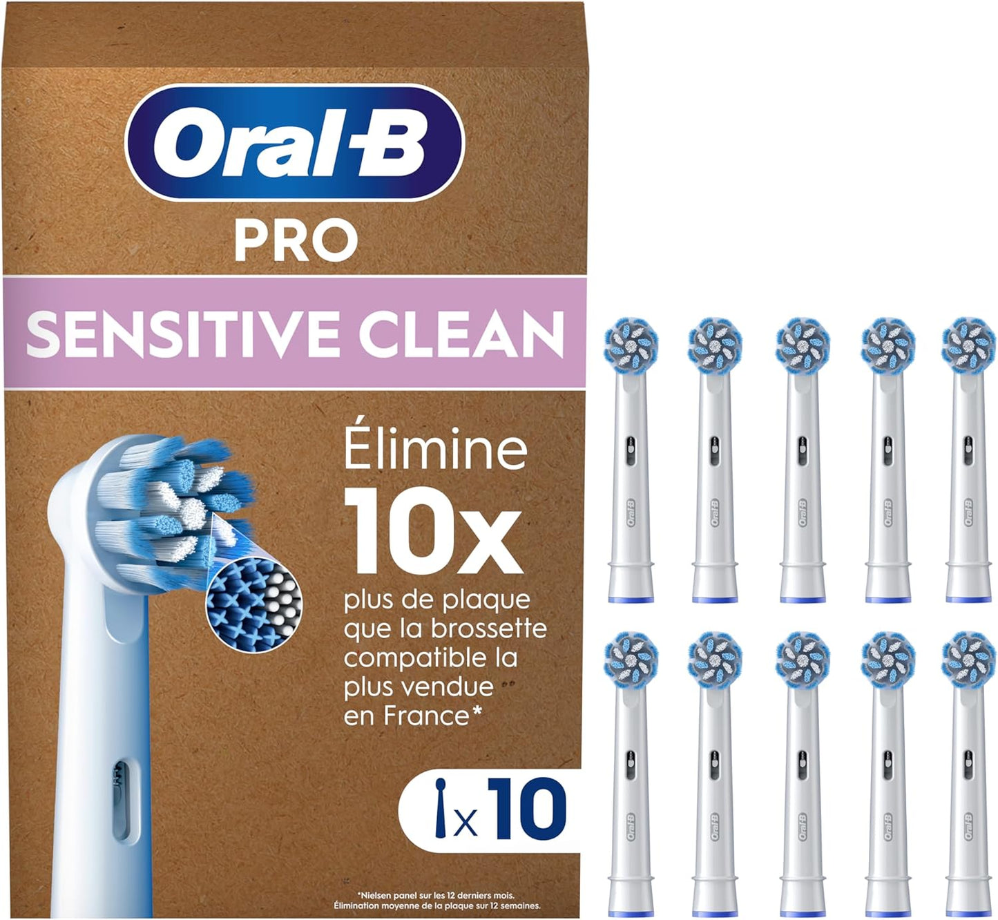 Oral-B - Brossettes Pro Sensitive Clean - 10 Unités - Format Boîte aux Lettres – €29,99