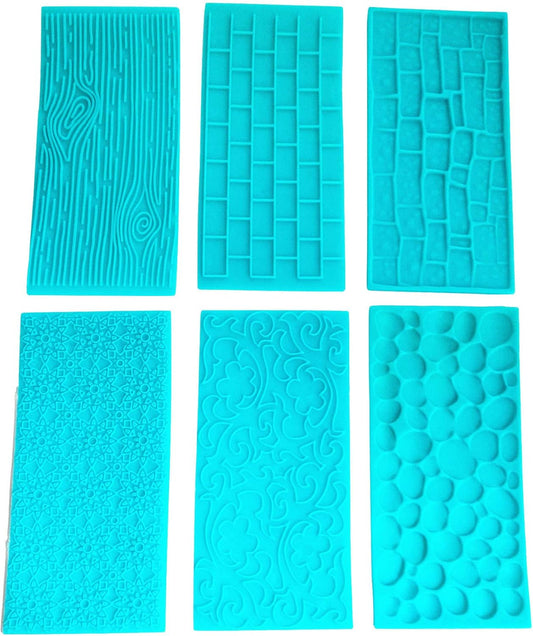 N\A - Moules à Embosser en Plastique - 6 Pièces - Décoration Gâteaux – €3,89