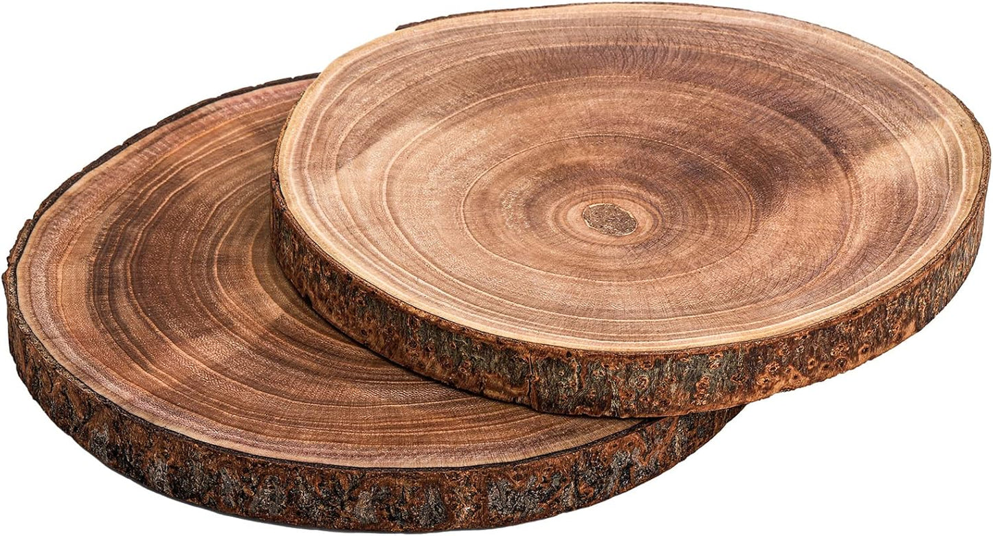 Nicunom - Rondelles de Bois - 22-30cm - Lot de 2 – €9,09