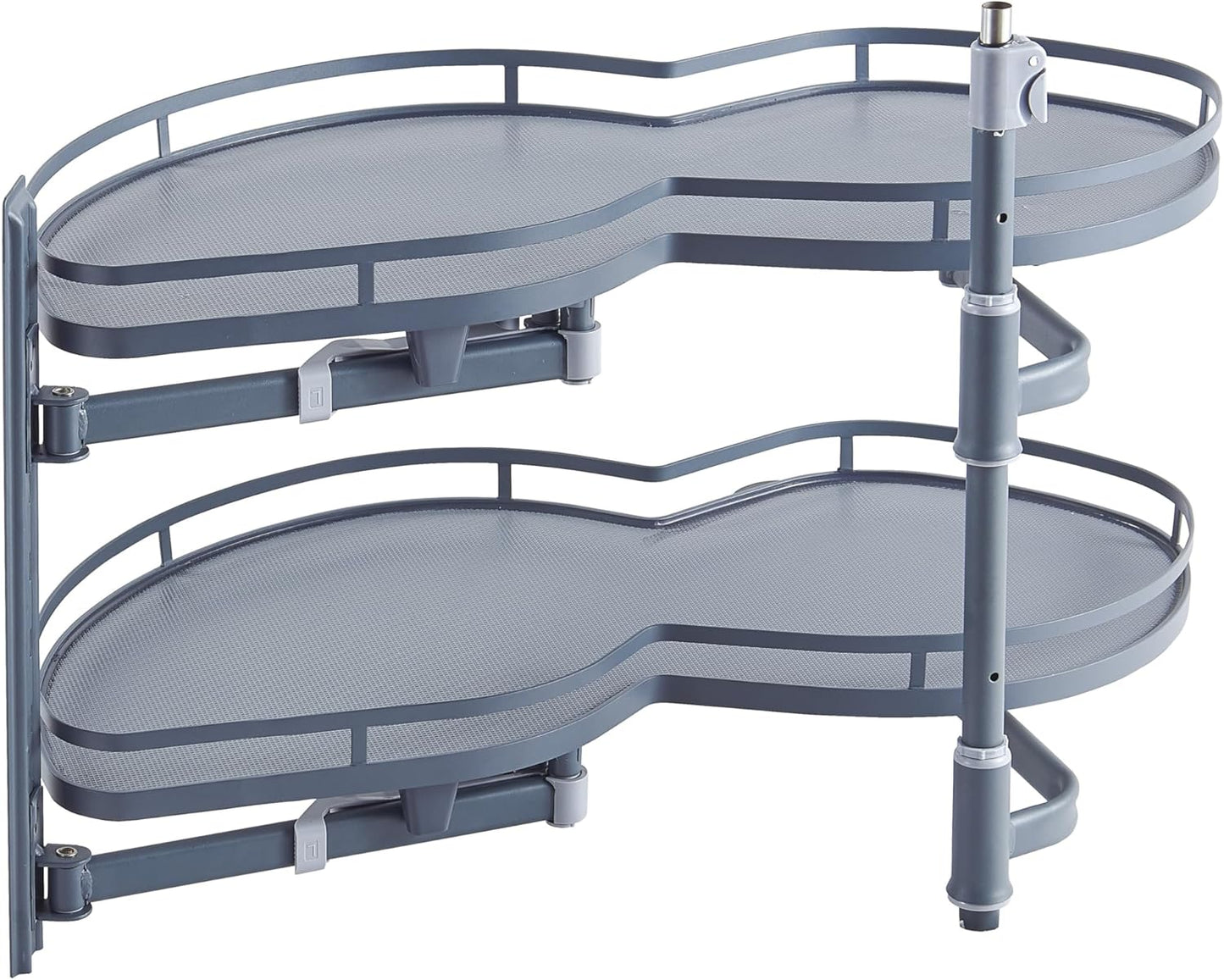 FittingsCo - Étagères d'Angle Coulissantes - Fermeture Douce - 2 Paniers Solides – €103,99