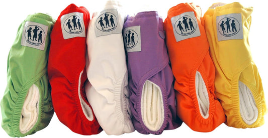 Three Little Imps - Couches Lavables - Taille Unique - 6 Couches + 12 Inserts – €36,99