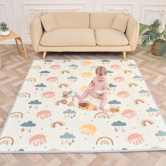 SUPERBE BEBE - Tapis de Jeu Bébé - Réversible - 180x200 cm – €38,99