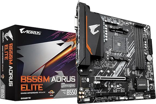 Carte mère GIGABYTE B550M AORUS Elite – AMD Ryzen 5000 – DDR4 4733 MHz