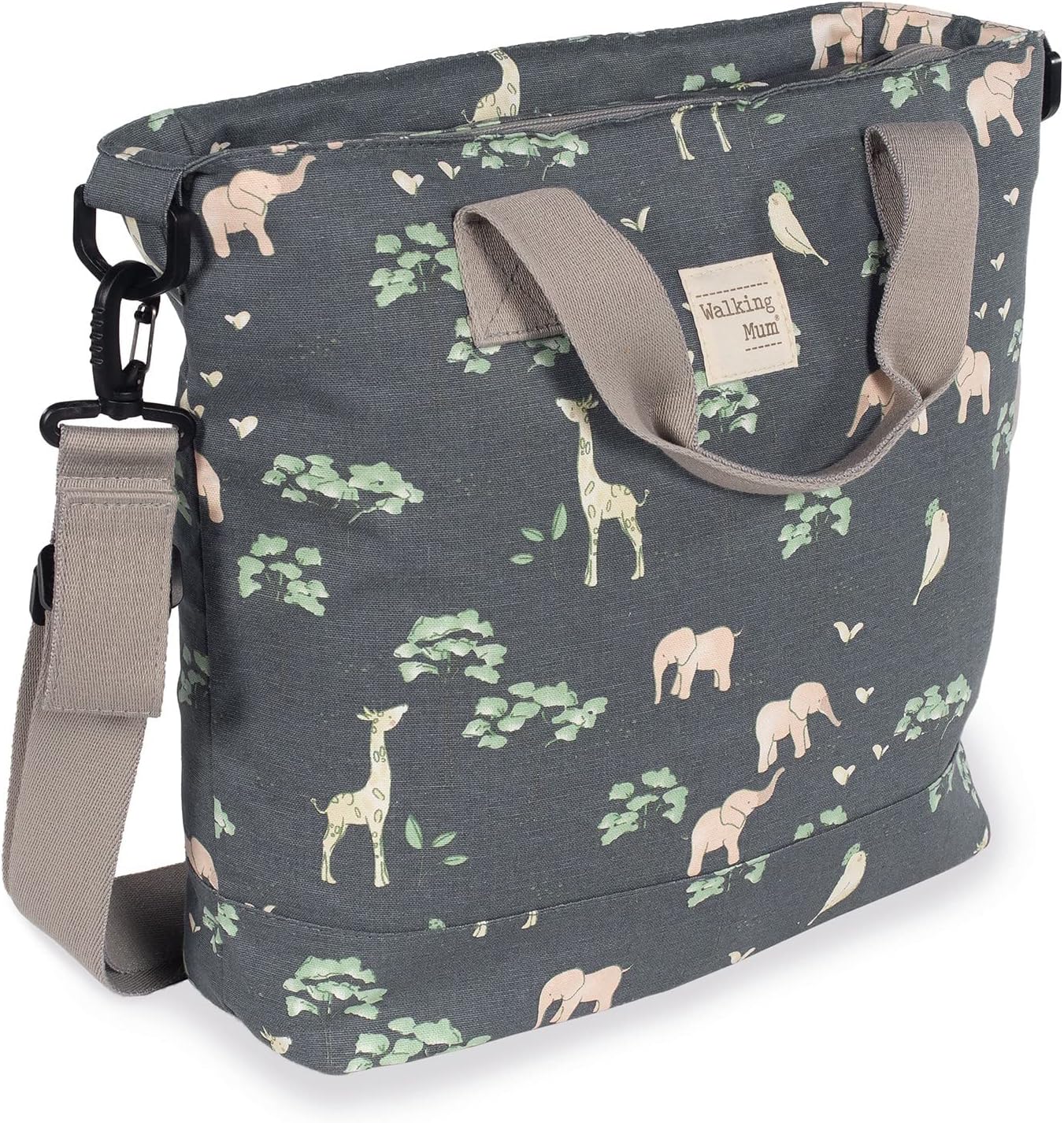 Walking Mum - Sac à Langer - Design Polyvalent - Anses Courtes et Longue – €58,99