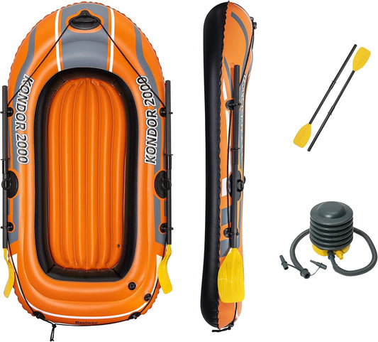 Bestway - Bateau Gonflable - Set Complet - 1 Adulte et 1 Enfant – €37,99