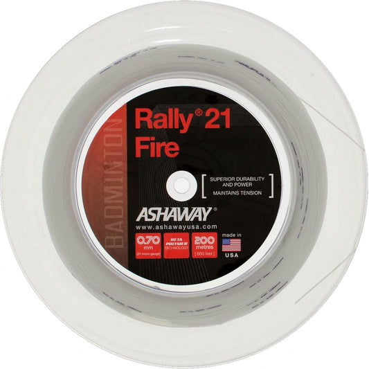 ASHAWAY - Cordage de Badminton - Durabilité Supérieure - 200m Blanc – €58,99
