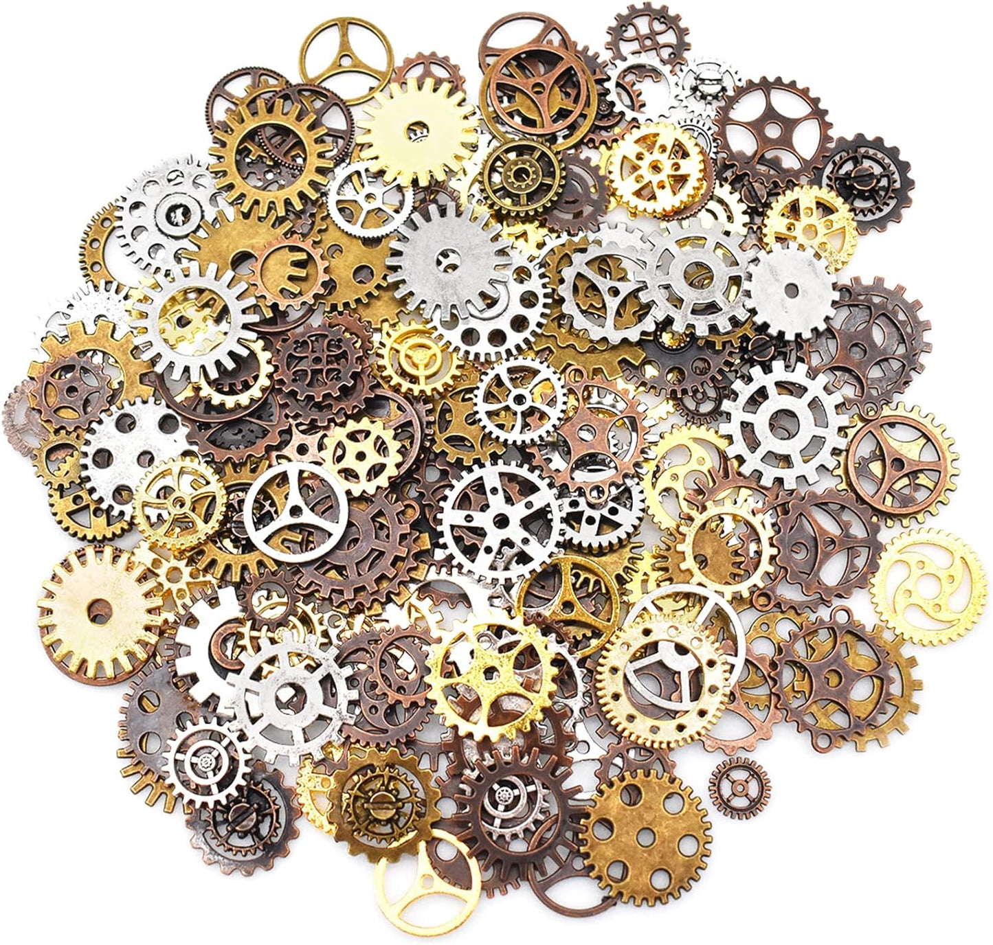 Guador - Pendants Métal Vintage - Engrenages Steampunk - Accessoires DIY