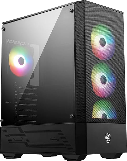 Boîtier PC MSI MAG FORGE 112R – Verre Trempé, 4 Ventilateurs ARGB