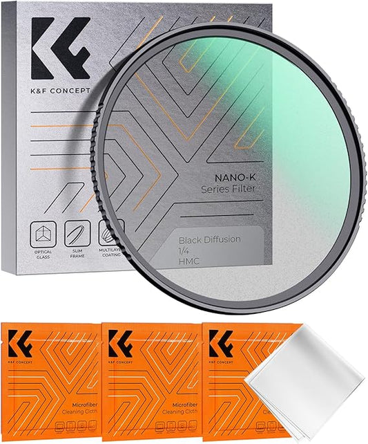 Filtres d'effets K&F Concept 77mm – Black Diffusion 1/4