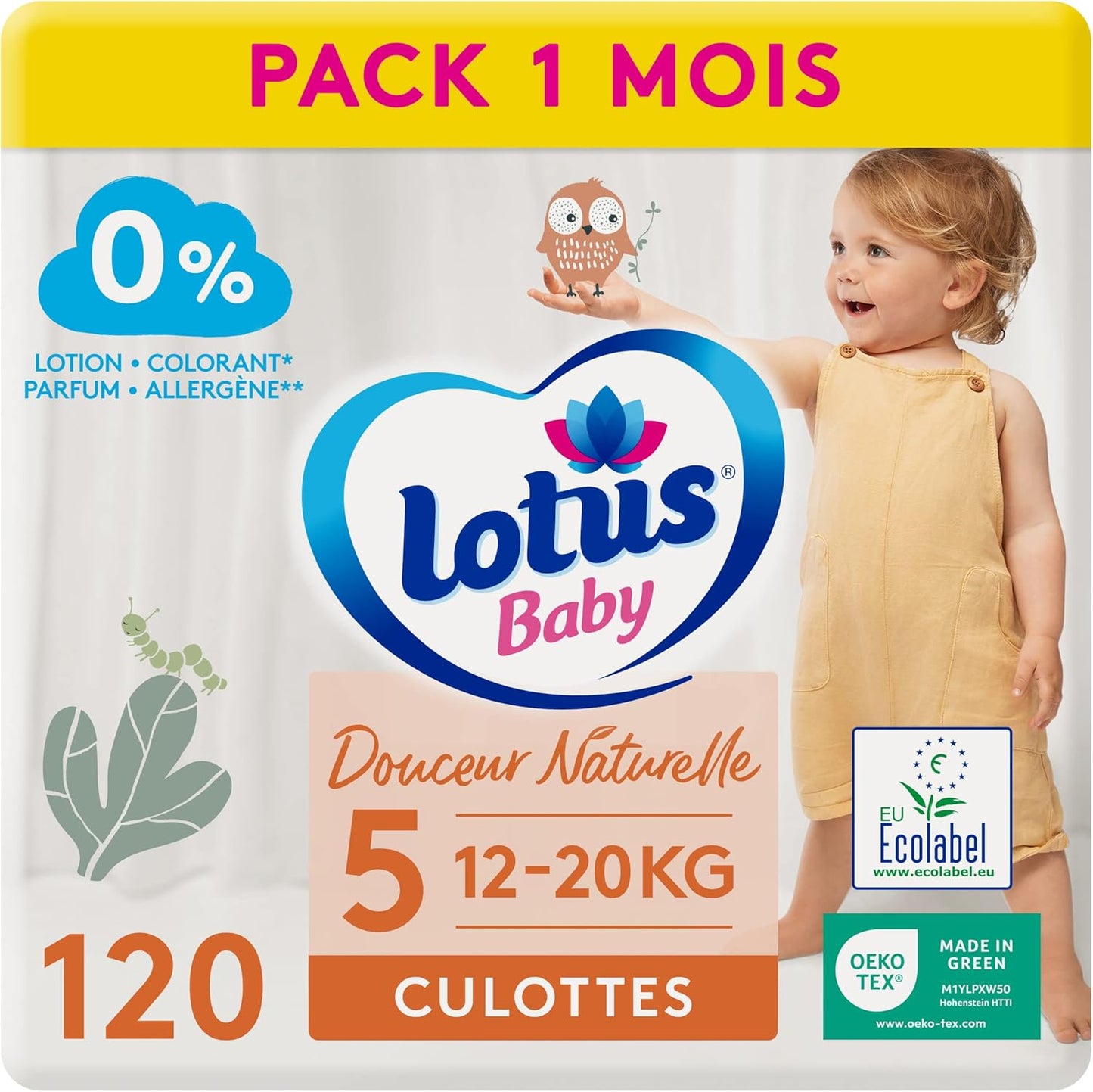 Lotus Baby - Couches Bébé - Douceur Naturelle - Taille 5 – €54,99