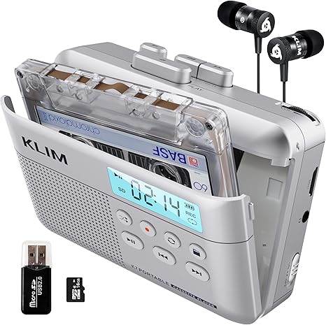 Baladeur à cassette KLIM K7 – Convertisseur MP3 – Batterie Rechargeable