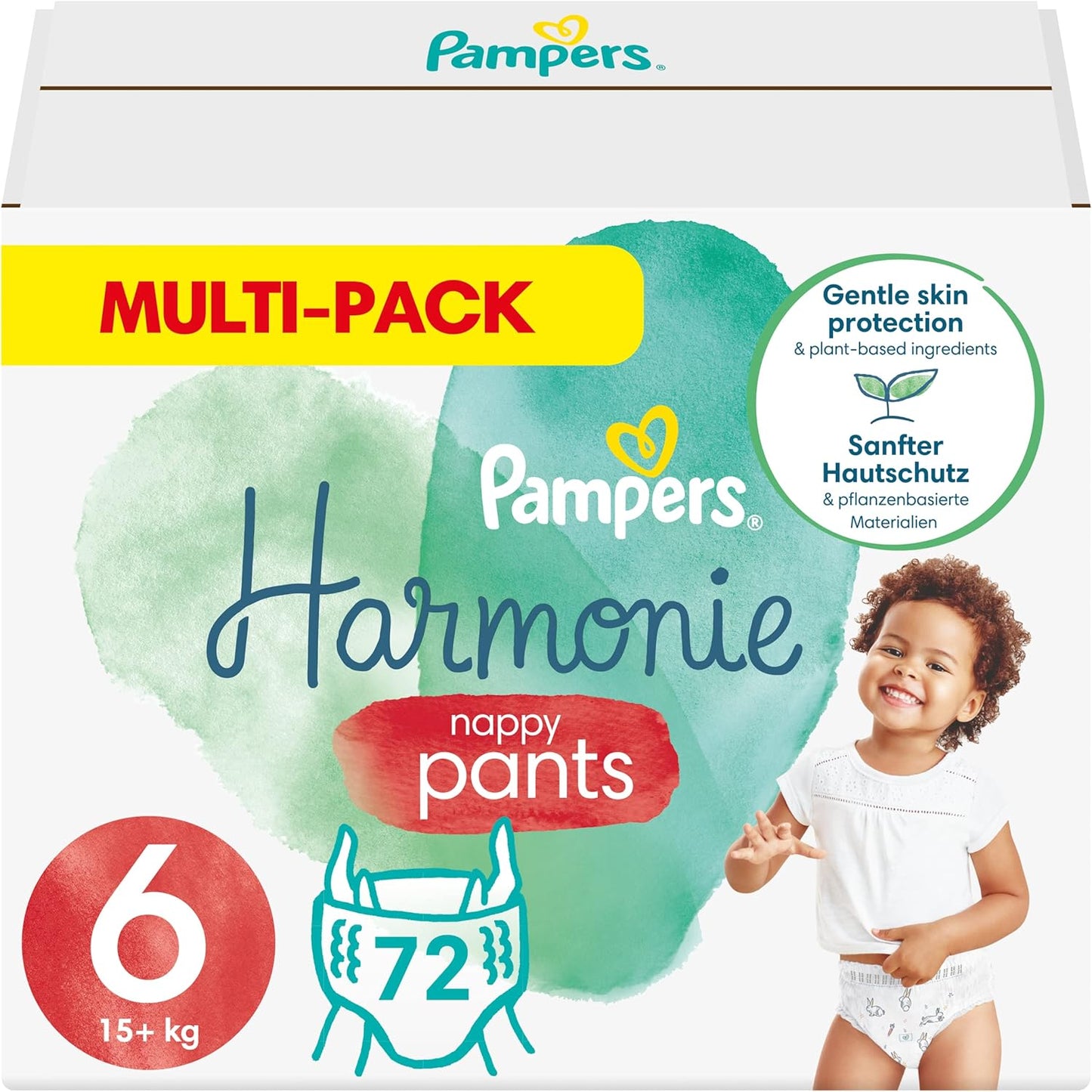 Pampers - Couches Harmonie - Hypoallergéniques - 12h de Sécurité – €34,99
