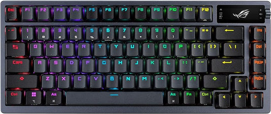 Claviers gaming ASUS ROG Azoth – Tri-Mode, Écran OLED
