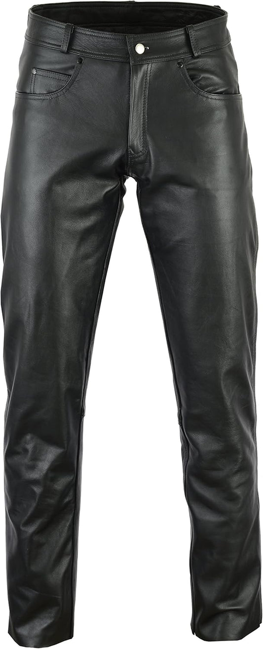 Bikers Gear Australia - Pantalon Moto - Cuir Souple - Homme – €53,99