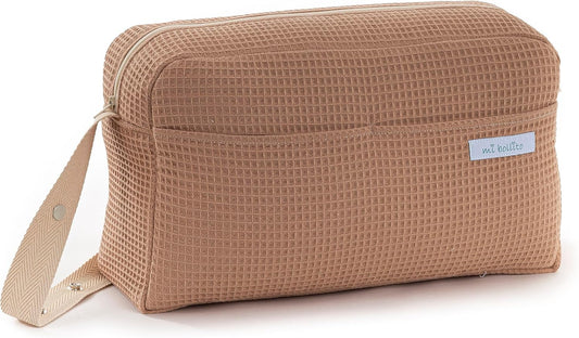 Mi Bollito - Sac de Rangement - Grande Capacité - Pastel Marron – €26,99