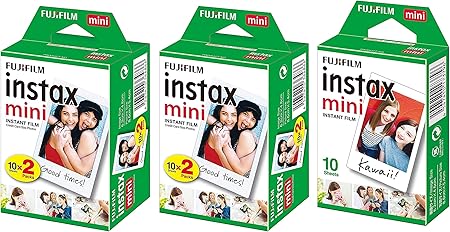 Développement instantané Fujifilm Instax – 5 paquets de 10 films