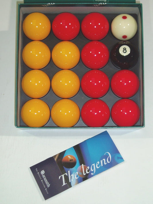 Aramith - Boules de Billard - Résine Phénolique - Rouge/Jaune – €90,99