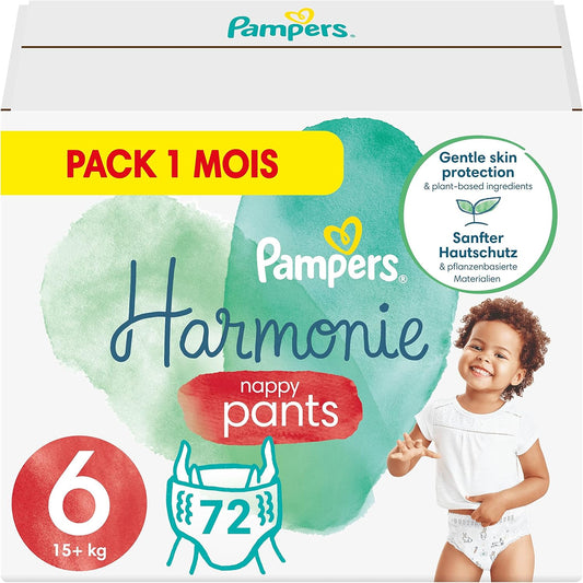 Pampers - Couches Bébé - Hypoallergéniques - 72 Couches – €35,99